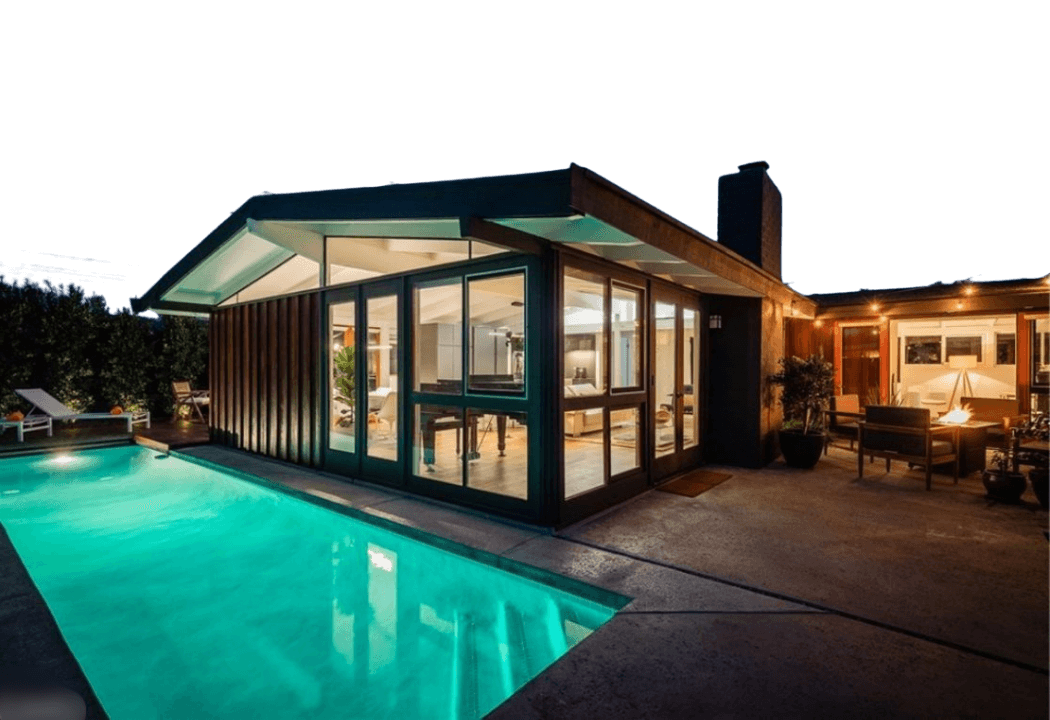Midcentury modern home