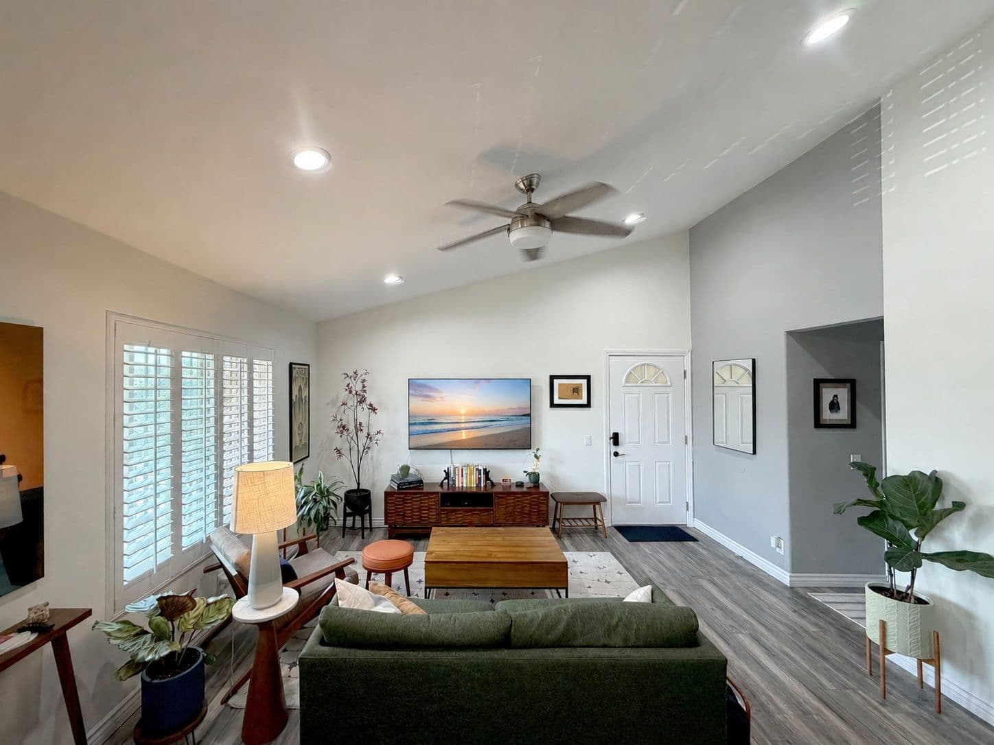 Living room toward the front door