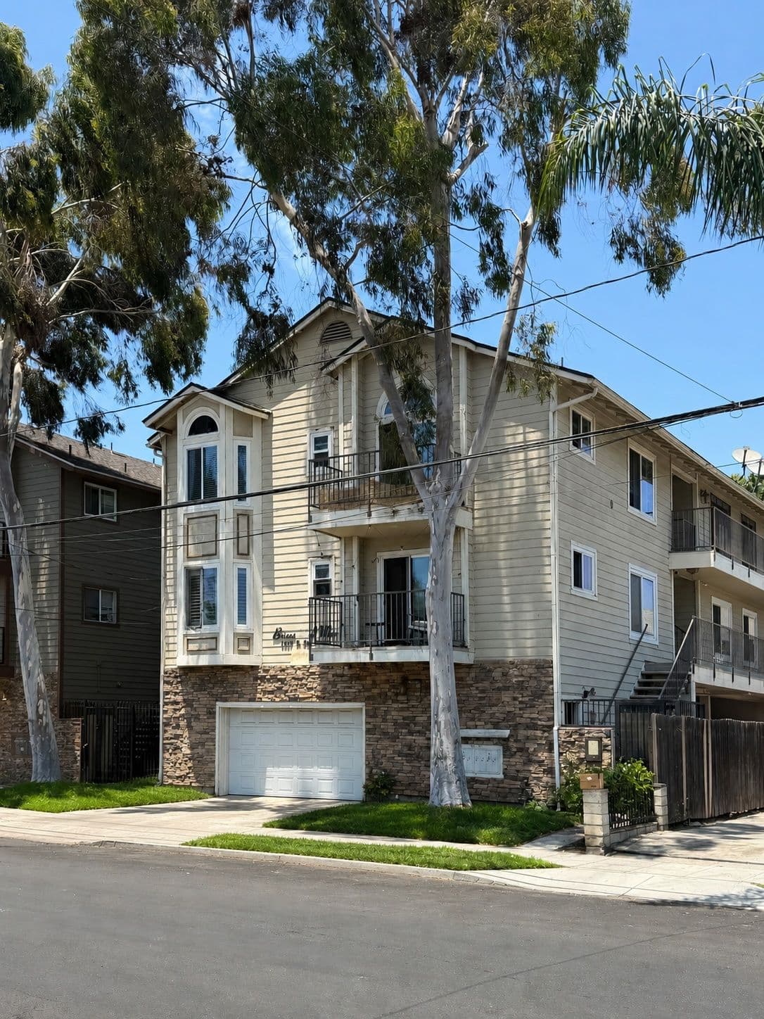 Street view of the building