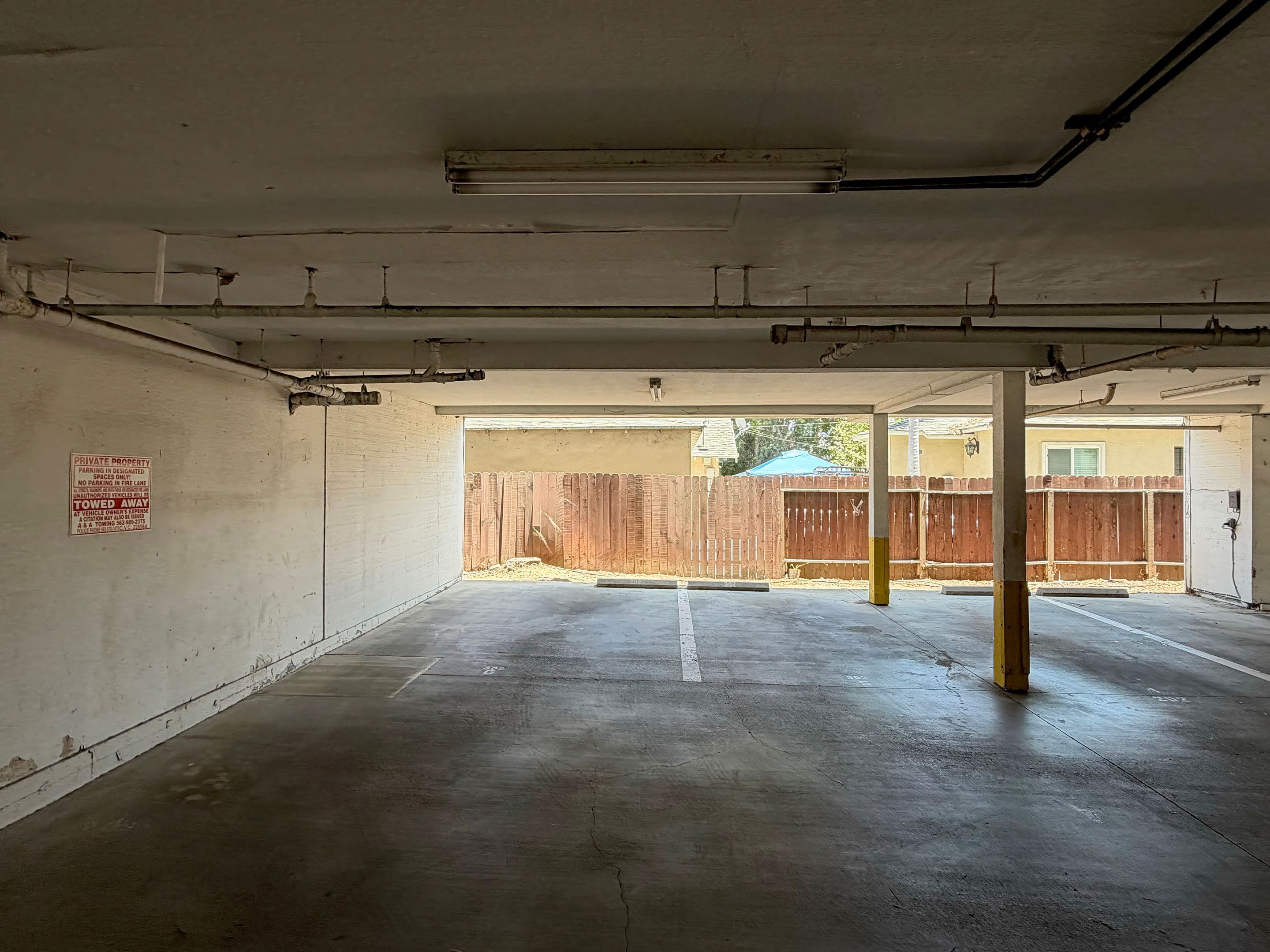 Assigned side-by-side parking