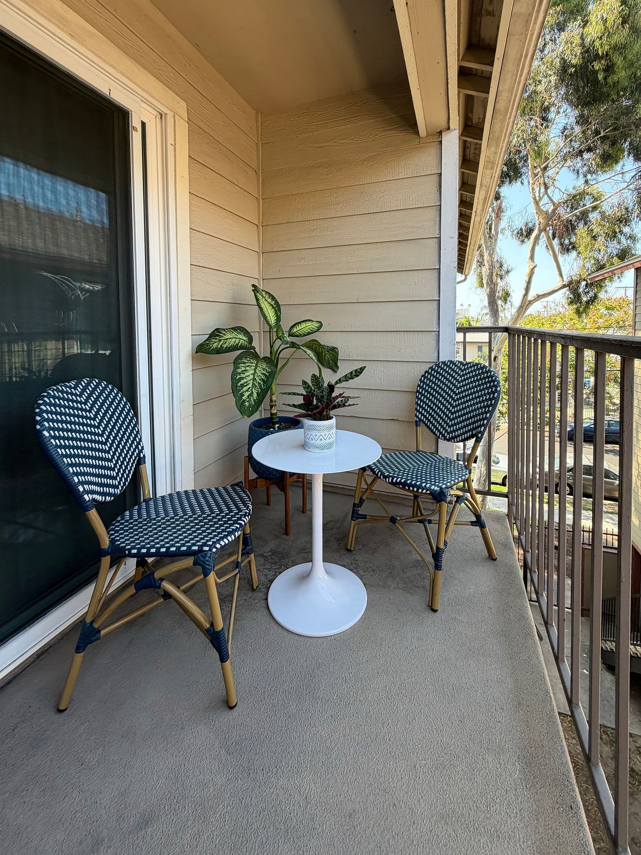 Private balcony