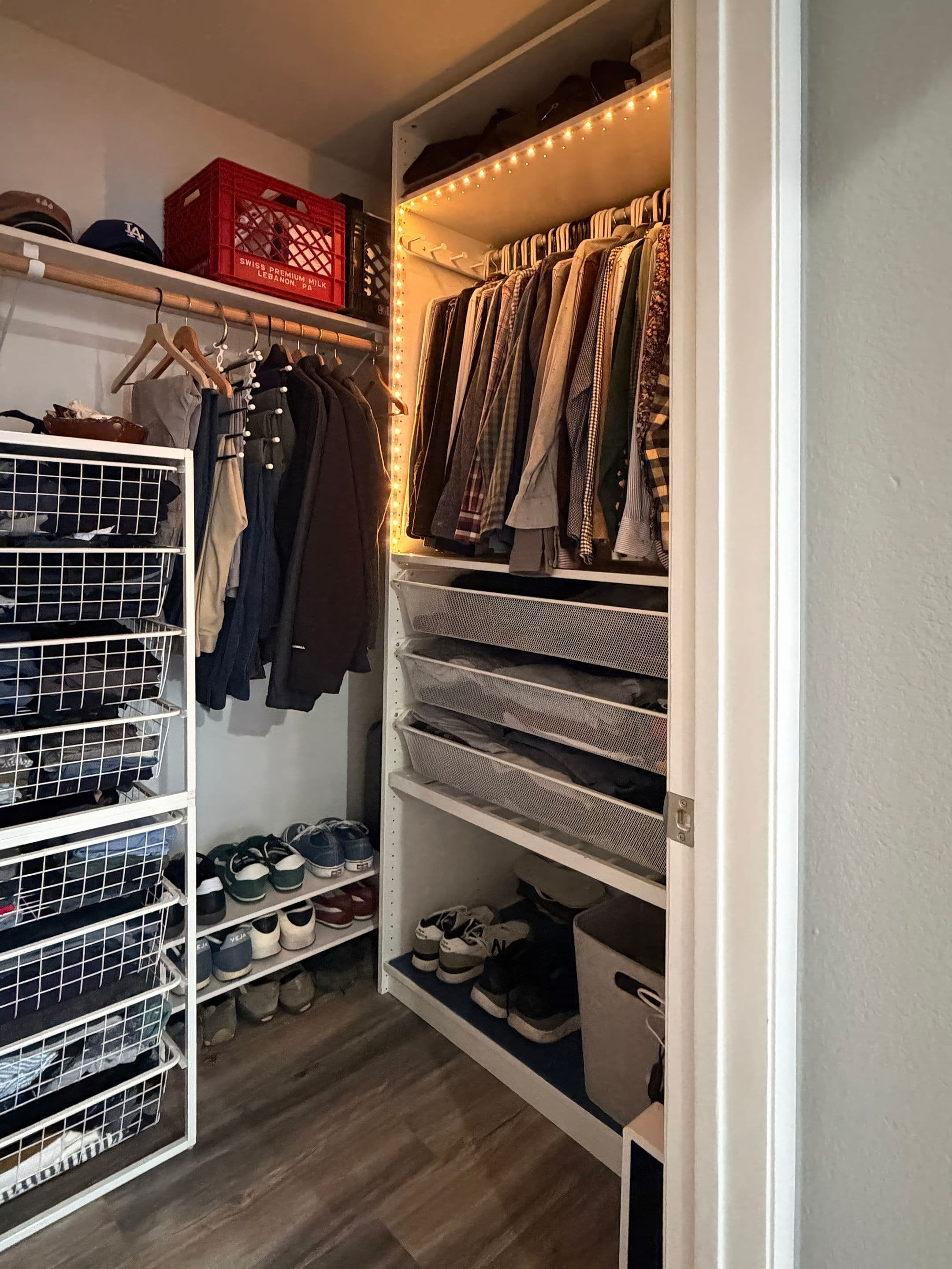 Primary walk-in closet