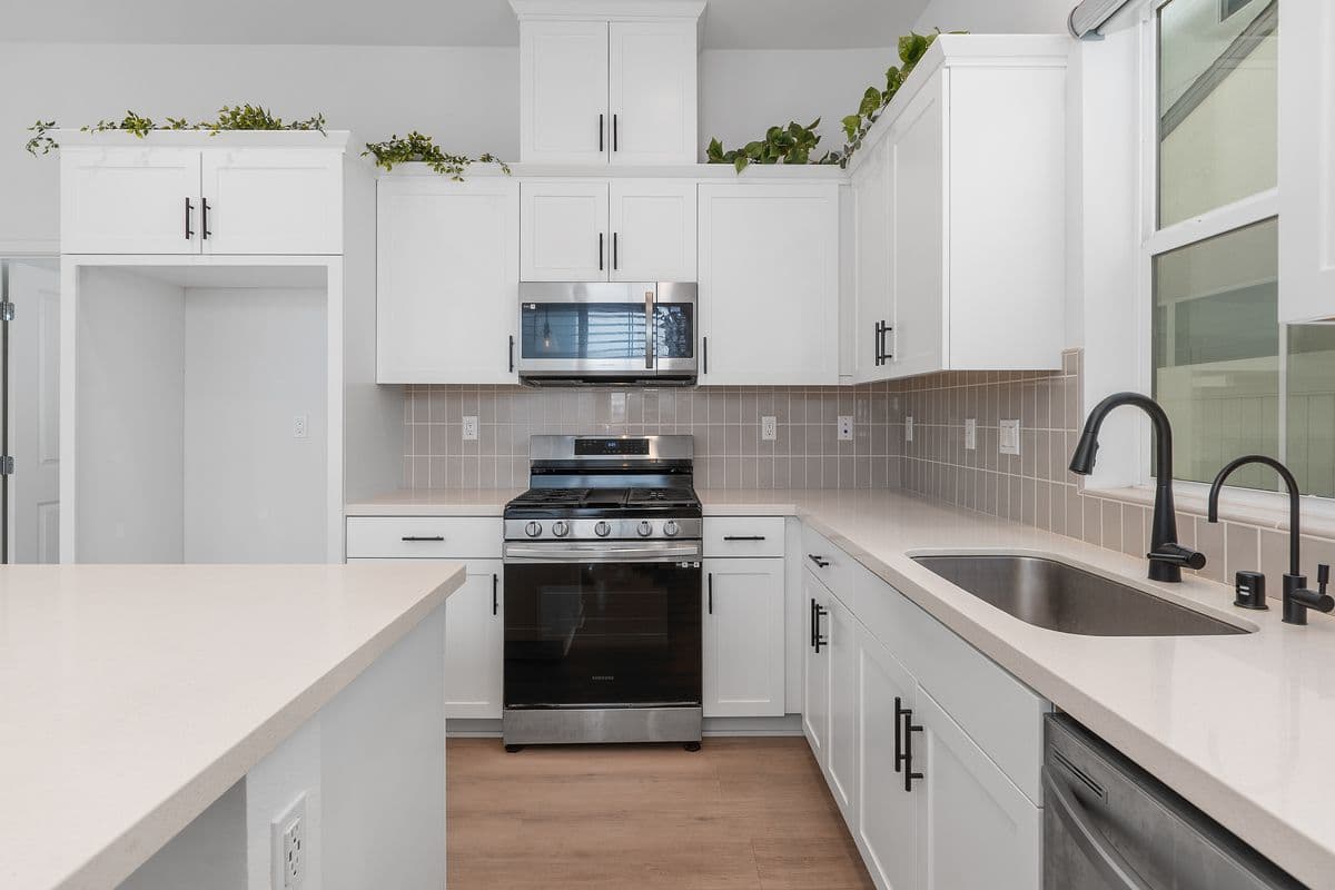 Your Kitchen from the edge of your Island.