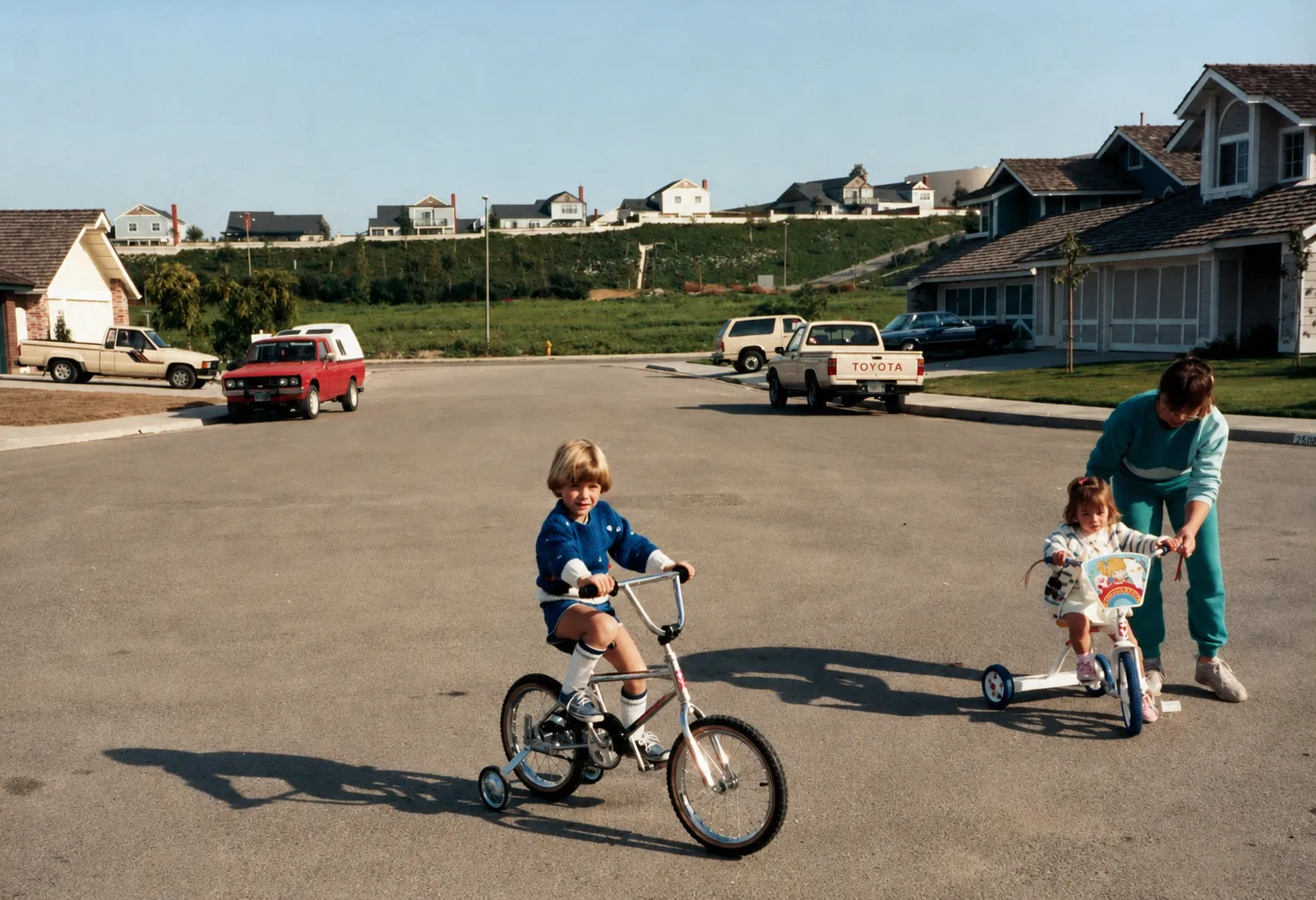 David as a child in Orange County in the 1980s
